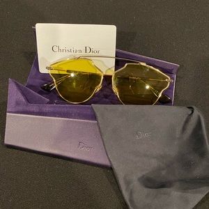 Dior Tinted aviator sunglasses